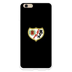 Funda para iPhone 6 Plus del Rayo Vallecano Escudo Fondo Negro  - Licencia Oficial Rayo Vallecano