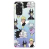 Funda para Xiaomi Redmi Note 11 Pro 5G Oficial de Disney Villanas Patrón - Villanas Disney