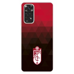 Funda para Xiaomi Redmi Note 11 Pro 5G del Escudo - Fondo Rojo y Negro  - Licencia Oficial Granada CF