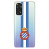 Funda para Xiaomi Redmi Note 11 Pro 5G del Escudo Albiceleste  - Licencia Oficial RCD Espanyol