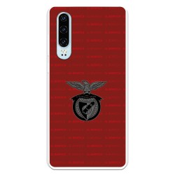 Funda para Huawei P30 del Escudo Fondo Granate  - Licencia Oficial Benfica