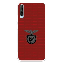 Funda para Huawei P Smart Pro del Escudo Fondo Granate  - Licencia Oficial Benfica