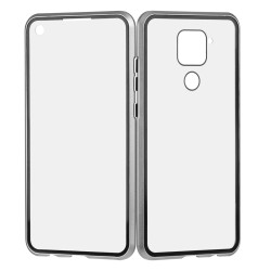 Funda Magnética Plata para Xiaomi Redmi Note 9