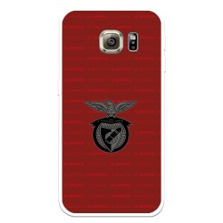 Funda para Samsung Galaxy S6 Edge Plus del Escudo Fondo Granate  - Licencia Oficial Benfica