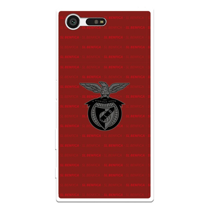 Funda para Sony Xperia X Compact del Escudo Fondo Granate  - Licencia Oficial Benfica