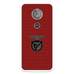 Funda para Motorola Moto E5 del Escudo Fondo Granate  - Licencia Oficial Benfica