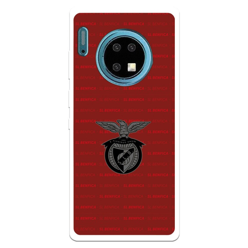 Funda para Huawei Mate 30 Pro del Escudo Fondo Granate  - Licencia Oficial Benfica