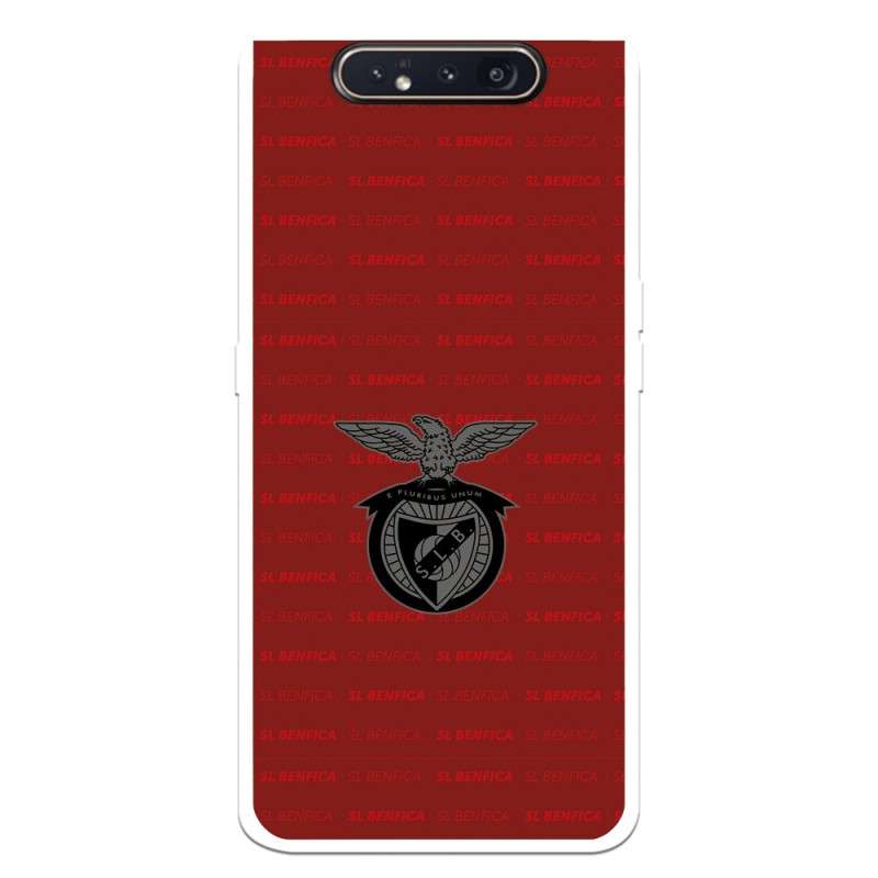 Funda para Samsung Galaxy A80 del Escudo Fondo Granate  - Licencia Oficial Benfica