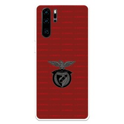 Funda para Huawei P30 Pro del Escudo Fondo Granate  - Licencia Oficial Benfica