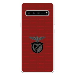 Funda para Samsung Galaxy S10 del Escudo Fondo Granate  - Licencia Oficial Benfica