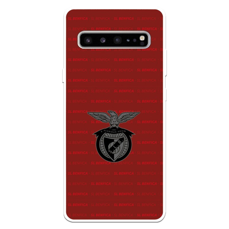 Funda para Samsung Galaxy S10 del Escudo Fondo Granate  - Licencia Oficial Benfica