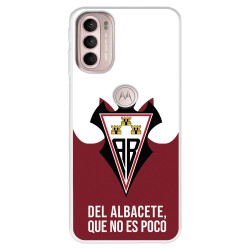 Funda para Motorola Moto G31 del Albacete  - Licencia Oficial Albacete Balompié