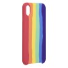 Funda Ultra suave Bandera LGTB para iPhone XS Max