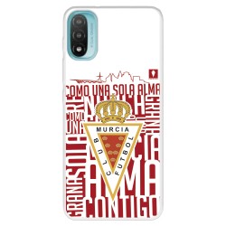 Funda para Motorola Moto E30 del Real Murcia  - Licencia Oficial Real Murcia