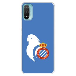 Funda para Motorola Moto E30 del RCD Espanyol Escudo Perico  - Licencia Oficial RCD Espanyol