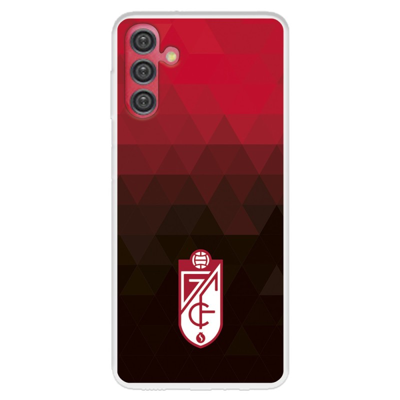 Funda para Samsung Galaxy A13 5G del Granada CF Escudo - Fondo Rojo y Negro  - Licencia Oficial Granada CF