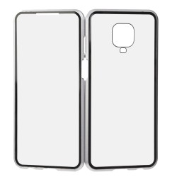 Funda Magnética Plata para Xiaomi Redmi Note 9 Pro