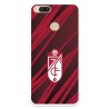 Funda para Xiaomi Mi 5X Oficial del Granada CF Escudo - Líneas Rojas y Negras - Licencia Oficial del Granada CF