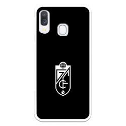 Funda para Samsung Galaxy A40 del Granada CF Escudo Fondo Negro Escudo Fondo Negro - Licencia Oficial Granada CF