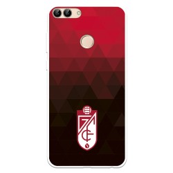 Funda para Huawei P Smart del Granada CF Escudo - Fondo Rojo y Negro Escudo - Fondo Rojo y Negro - Licencia Oficial Granada CF