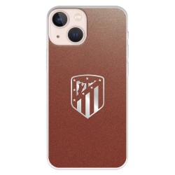 Funda para iPhone 13 Mini del Atleti Escudo Plateado Fondo - Licencia Oficial Atlético de Madrid