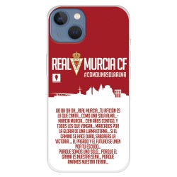 Funda para iPhone 13 del Real Murcia Tu Afición es la que Canta - Licencia Oficial Real Murcia