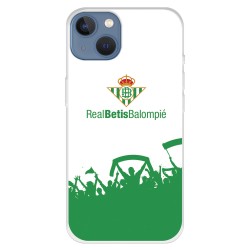 Funda para iPhone 13 del Betis Fondo Hinchada Bética - Licencia Oficial Real Betis Balompié