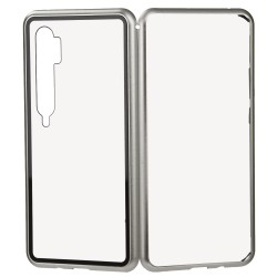 Funda Magnética Plata para Xiaomi Mi Note 10