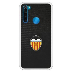 Funda para Xiaomi Redmi Note 8 2021 del Valencia Franjas Negras - Licencia Oficial Valencia CF