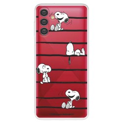 Funda para Samsung Galaxy A13 5G Oficial de Peanuts Snoopy rayas - Snoopy