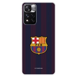 Funda para Xiaomi Redmi Note 11 del Barcelona Rayas Blaugrana - Licencia Oficial FC Barcelona