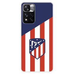 Funda para Xiaomi Redmi Note 11 del Atleti Escudo Fondo Atletico - Licencia Oficial Atlético de Madrid