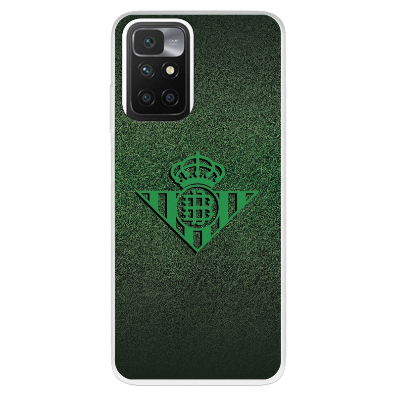 Funda para Xiaomi Redmi 10 del Betis Escudo Verde Fondo trama - Licencia Oficial Real Betis Balompié