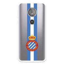 Funda para Motorola Moto G6 Play del RCD Espanyol Escudo Albiceleste Escudo Albiceleste - Licencia Oficial RCD Espanyol