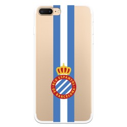 Funda para iPhone 8 Plus del RCD Espanyol Escudo Albiceleste Escudo Albiceleste - Licencia Oficial RCD Espanyol