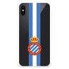 Funda para iPhone X del RCD Espanyol Escudo Albiceleste Escudo Albiceleste - Licencia Oficial RCD Espanyol
