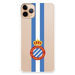 Funda para iPhone 11 Pro Max del RCD Espanyol Escudo Albiceleste Escudo Albiceleste - Licencia Oficial RCD Espanyol