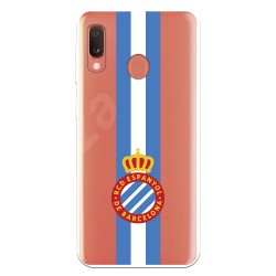 Funda para Samsung Galaxy A20e del RCD Espanyol Escudo Albiceleste Escudo Albiceleste - Licencia Oficial RCD Espanyol