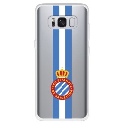 Funda para Samsung Galaxy S8 Plus del RCD Espanyol Escudo Albiceleste Escudo Albiceleste - Licencia Oficial RCD Espanyol