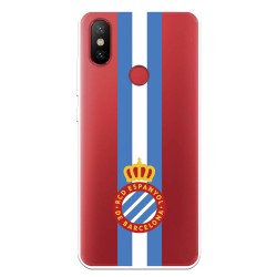 Funda para Xiaomi Mi A2 del RCD Espanyol Escudo Albiceleste Escudo Albiceleste - Licencia Oficial RCD Espanyol