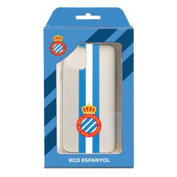 Funda para LG K10 4G del RCD Espanyol Escudo Albiceleste Escudo Albiceleste - Licencia Oficial RCD Espanyol