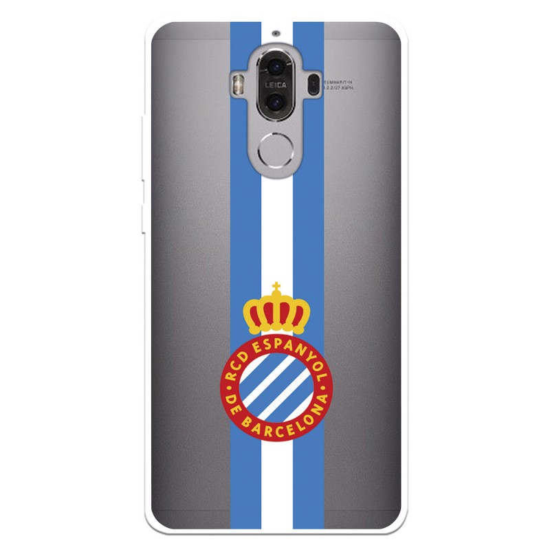 Funda para Huawei Mate 9 del RCD Espanyol Escudo Albiceleste Escudo Albiceleste - Licencia Oficial RCD Espanyol