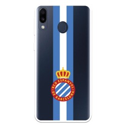 Funda para Samsung Galaxy M20 del RCD Espanyol Escudo Albiceleste Escudo Albiceleste - Licencia Oficial RCD Espanyol