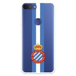 Funda para Alcatel 1S 2019 del RCD Espanyol Escudo Albiceleste Escudo Albiceleste - Licencia Oficial RCD Espanyol