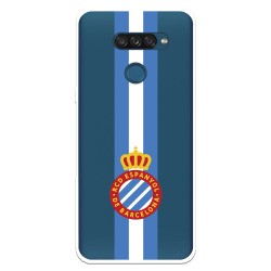 Funda para LG K50s del RCD Espanyol Escudo Albiceleste Escudo Albiceleste - Licencia Oficial RCD Espanyol