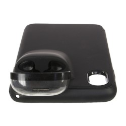 Funda Porta Auriculares Negro para iPhone XS Max