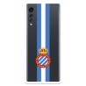 Funda para LG Velvet 5G del RCD Espanyol Escudo Albiceleste Escudo Albiceleste - Licencia Oficial RCD Espanyol