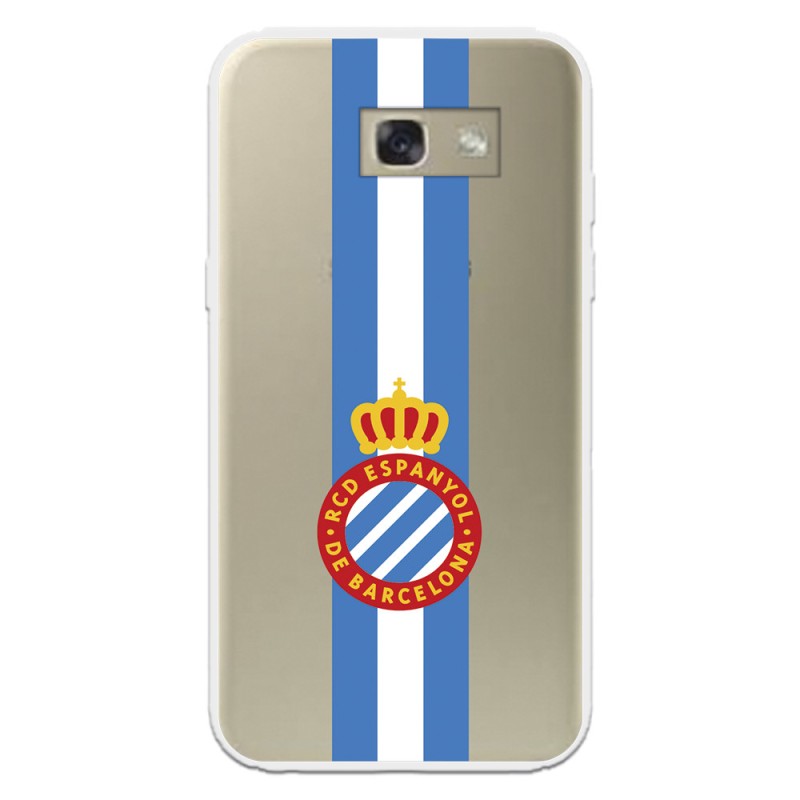 Funda para Samsung Galaxy A3 del RCD Espanyol Escudo Albiceleste Escudo Albiceleste - Licencia Oficial RCD Espanyol