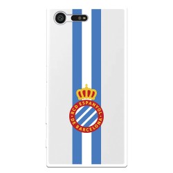 Funda para Sony Xperia X Compact del RCD Espanyol Escudo Albiceleste Escudo Albiceleste - Licencia Oficial RCD Espanyol