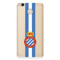 Funda para Xiaomi Redmi 4X del RCD Espanyol Escudo Albiceleste Escudo Albiceleste - Licencia Oficial RCD Espanyol